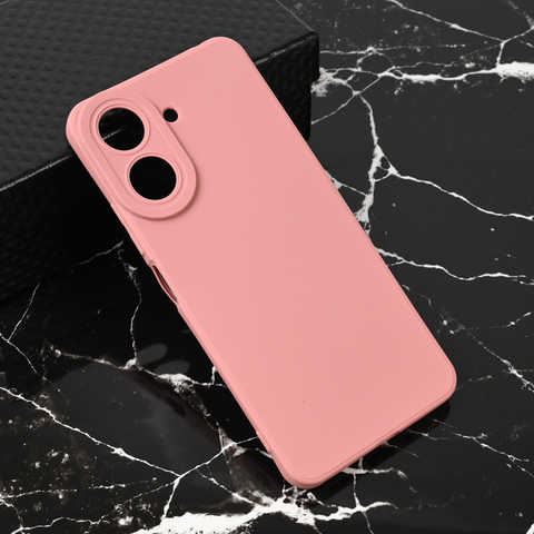 Zastitna maska (futrola) Teracell Giulietta - Xiaomi Redmi 13C mat tamno roze.
