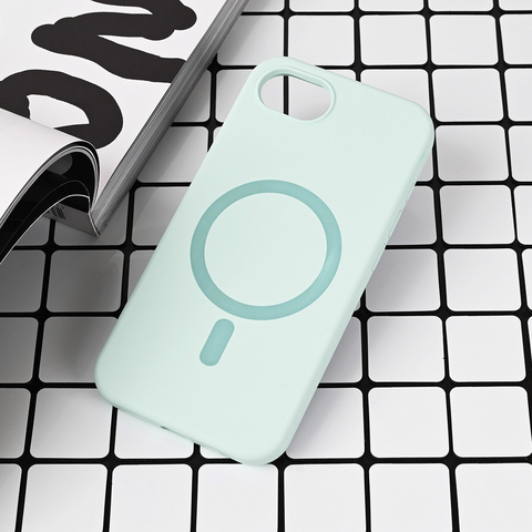 Zastitna maska (futrola) Magsafe Pure color - iPhone 16e mint.