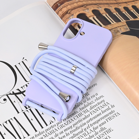 Zastitna maska (futrola) Crossbody - iPhone 16 6.1 ljubicasta.