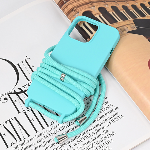 Zastitna maska (futrola) Crossbody - iPhone 13 Pro mint.