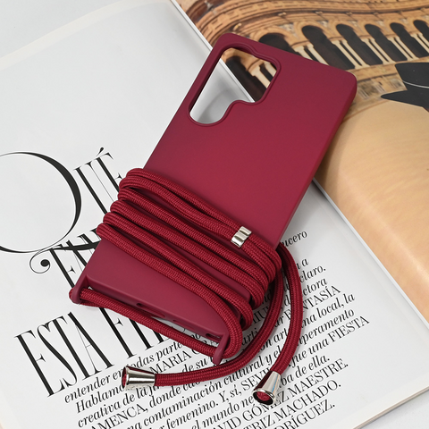 Zastitna maska (futrola) Crossbody - Samsung S938 Galaxy S25 Ultra bordo.
