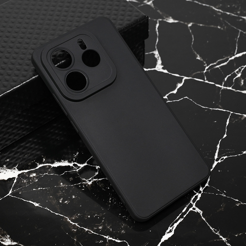 Zastitna maska (futrola) Teracell Giulietta - Xiaomi Redmi Note 14 5G mat crna.