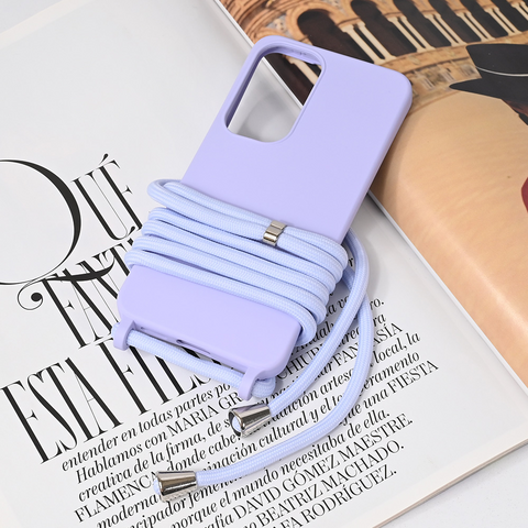 Zastitna maska (futrola) Crossbody - Samsung S931 Galaxy S25 ljubicasta.