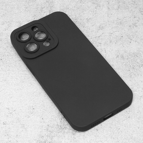 Zastitna maska (futrola) Silikon Pro Camera - iPhone 13 Pro crna.