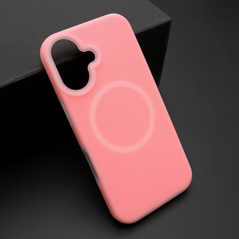 Zastitna maska (futrola) PASTEL COLOR MagSafe - iphone 16 (6.1) pink (MS).