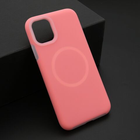 Zastitna maska (futrola) PASTEL COLOR MagSafe - iPhone 11 (6.1) pink (MS).
