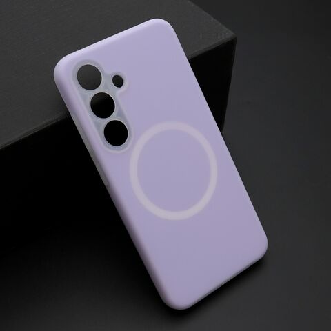 Zastitna maska (futrola) PASTEL COLOR MagSafe - Samsung S931 Galaxy S25 5G ljubicasta (MS).