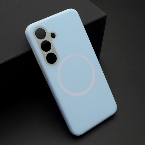 Zastitna maska (futrola) PASTEL COLOR MagSafe - Samsung S931 Galaxy S25 5G plava (MS).