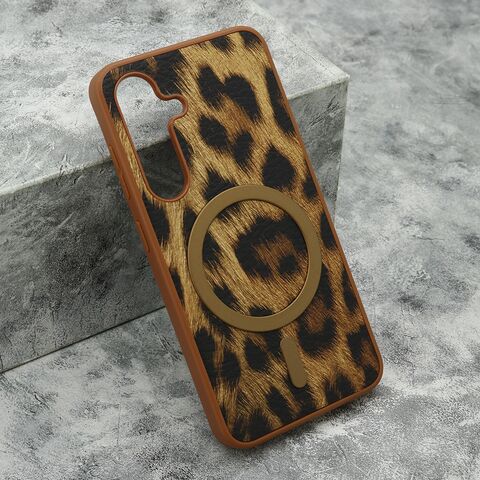 Zastitna maska (futrola) ROAR STYLE MagSafe - Samsung S931 Galaxy S25 5G braon (MS).