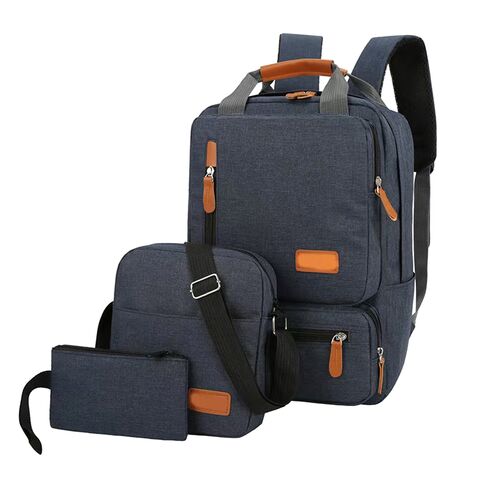 Ranac - laptop BP-07 set 3u1 (ranac i dve torbice) plavi (MS).