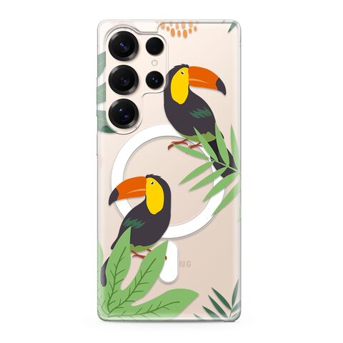 Zastitna maska (futrola) silikonska print MagSafe - Samsung S938 Galaxy S25 Ultra 5G jungle (MS).