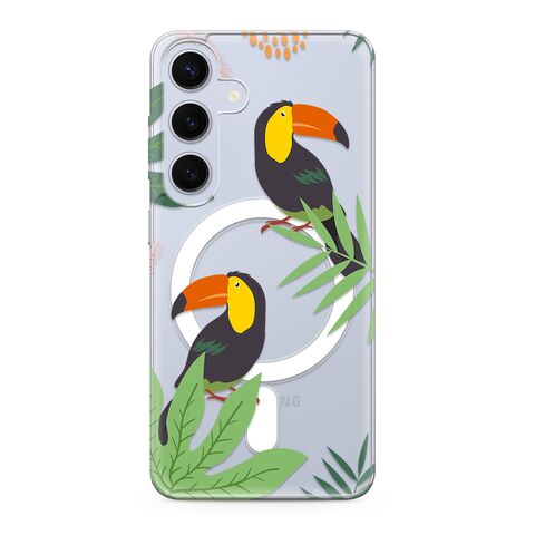 Zastitna maska (futrola) silikonska print MagSafe - Samsung S921 Galaxy S24 5G jungle (MS).