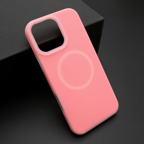 Zastitna maska (futrola) PASTEL COLOR MagSafe - iPhone 16 Pro Max (6.9) pink (MS).