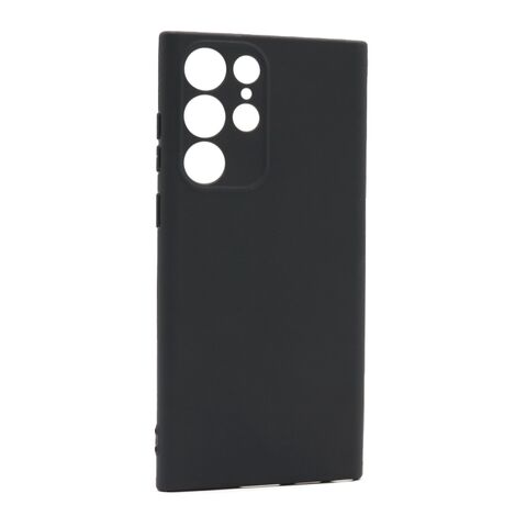 Zastitna ultra tanka (skin) maska / futrola KOLOR - Samsung Galaxy S22 Ultra 5G crna (MS).