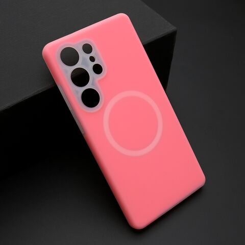 Zastitna maska (futrola) PASTEL COLOR MagSafe - Samsung S938 Galaxy S25 Ultra 5G pink (MS).