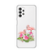 Zastitna ultra tanka (skin) maska / futrola PRINT - Samsung A135 Galaxy A13 4G Flamingo.