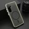 Zastitna maska (futrola) CRYSTAL MagSafe - Samsung S931 Galaxy S25 5G crna (MS).