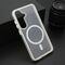 Zastitna maska (futrola) CRYSTAL MagSafe - Samsung S921 Galaxy S24 5G bela (MS).