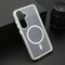 Zastitna maska (futrola) CRYSTAL MagSafe - Samsung S931 Galaxy S25 5G bela (MS).