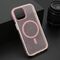 Zastitna maska (futrola) CRYSTAL MagSafe - iPhone 15 roze (MS).