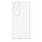 Zastitna ultra tanka (skin) maska / futrola PROTECT - Huawei Honor 70 providna (bela) (MS).