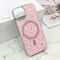 Futrole GLAM GLOW MagSafe - iPhone 15 roze (MS).