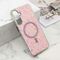 Futrole GLAM GLOW MagSafe - Samsung A166 Galaxy A16 5G roze (MS).