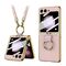 Zastitna maska (futrola) GOLD EDGE - Samsung F741B Galaxy Z Flip 6 5G roze (GKK case) (MS).
