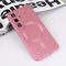 Zastitna maska (futrola) Magsafe Chrome - Samsung S921B Galaxy S24 roze.