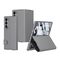 Zastitna maska (futrola) LEATHER - Samsung Galaxy Z Fold 6 5G siva (GKK case) (MS).