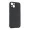 Zastitna silikonska maska (futrola) CARBON LIGHT - iPhone 13 (6.1) crna (MS).
