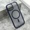 Zastitna maska (futrola) SILKY MAGSAFE mat - iPhone 15 plava (MS).