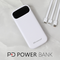 Univerzalna Back Up Baterija prenosiva baterija Oxpower PDC11 10000mAh bela.