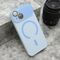 Zastitna maska (futrola) PASTELPOP MagSafe - iPhone 14 (6.1) plava (MS).