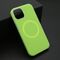 Zastitna maska (futrola) PASTEL COLOR MagSafe - iPhone 13 (6.1) zelena (MS).