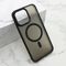Zastitna maska (futrola) SILKY MAGSAFE II - iPhone 15 Pro (6.1) crna (MS).