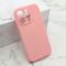 Zastitna maska (futrola) Soft Silicone - iPhone 15 Pro (6.1) roze (MS).