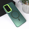 Zastitna maska (futrola) Magsafe providna - Samsung A566 Galaxy A56 5G zelena.