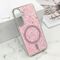 Zastitna maska (futrola) GLAM GLOW MagSafe - Samsung S921 Galaxy S24 5G/Samsung S931 Galaxy S25 5G roze (MS).