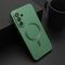 Zastitna maska (futrola) ELEGANT MAGSAFE - Samsung A566 Galaxy A56 5G zelena (MS).