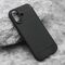Zastitna silikonska maska (futrola) BRUSHED - iPhone 17 crna (MS).