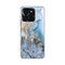 Zastitna silikonska maska (futrola) PRINT - Huawei Honor X6a Blue Gold Marble.