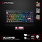 Tastatura Mehanicka Gaming Fantech MK921 Maxfit 8 Wireless crni beli (white) switch.