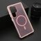 Zastitna maska (futrola) CRYSTAL MagSafe - Samsung S938 Galaxy S25 Ultra 5G roze (MS).