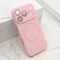 Zastitna maska (futrola) PASTEL DREAMS MagSafe - iPhone 17 Pro roze (MS).