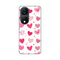 Zastitna ultra tanka (skin) maska / futrola PRINT - Huawei Honor X7b Pink Hearts.
