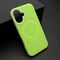 Zastitna maska (futrola) PASTEL COLOR MagSafe - iphone 16 (6.1) zelena (MS).
