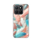 Zastitna silikonska maska (futrola) PRINT - Huawei Honor X8c Pastel Feathers.