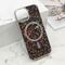 Zastitna maska (futrola) GLAM GLOW MagSafe - iPhone 15 crna (MS).