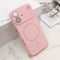 Zastitna maska (futrola) PASTEL DREAMS MagSafe - iPhone 16 (6.1) roze (MS).